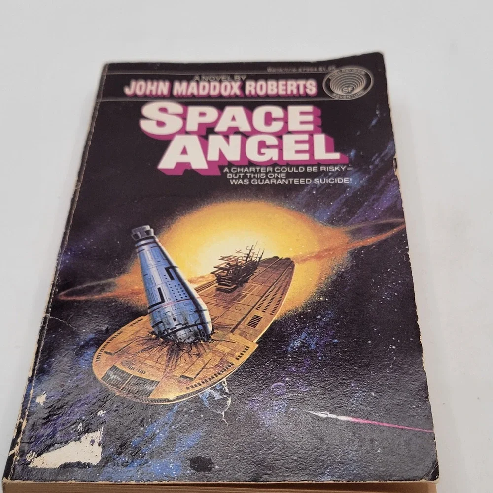 John Maddox Roberts Space Angel Paperback First Edition 1979 Sci-Fi Fair